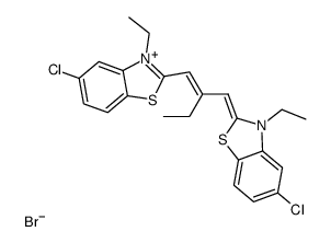 5-chloro-2-[2-[(5-chloro-3-ethyl-3H-benzothiazol-2-ylidene)methyl]but-1-enyl]-3-ethylbenzothiazolium bromide picture