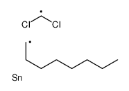 dichloromethyl(octyl)stannane结构式
