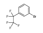 1-bromo-3-(1,1,2,2,2-pentafluoroethyl)benzene结构式