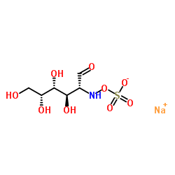 Sodium 2-deoxy-2-[(sulfonatooxy)amino]-D-galactose Structure