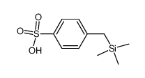 4-(trimethylsilanyl-methyl)-benzenesulfonic acid结构式