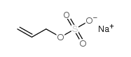 Sulfuric acid,mono-2-propen-1-yl ester, sodium salt (1:1) structure