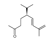 6,8-Nonadien-2-one, 8-methyl-5-(1-methylethyl)-, (5S,6E)- structure