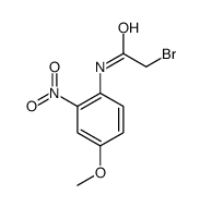 2-Bromo-N-(4-methoxy-2-nitrophenyl)acetamide Structure