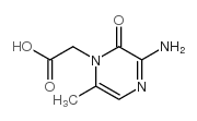 1(2H)-Pyrazineaceticacid,3-amino-6-methyl-2-oxo-(9CI) Structure