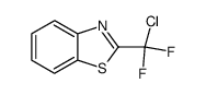 Benzothiazole, 2-(chlorodifluoromethyl)- (9CI) Structure