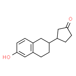 Hydrocoumarin, 6-acetamido-3-(1-pyrrolidinylcarbonyl)- structure