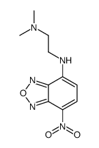N',N'-dimethyl-N-(4-nitro-2,1,3-benzoxadiazol-7-yl)ethane-1,2-diamine Structure