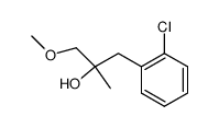 2-(2-Chlor-benzyl)-1-methoxy-propan-2-ol结构式