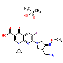 GEMIFLOXACIN MESYLATE Structure