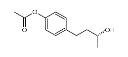 (R)-4-(4'-acetyloxyphenyl)-2-butanol结构式