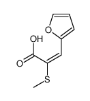 3-(furan-2-yl)-2-methylsulfanylprop-2-enoic acid结构式