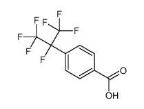 4-(1,1,1,2,3,3,3-heptafluoropropan-2-yl)benzoic acid Structure