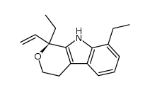 (1R)-1,8-diethyl-1-vinyl-1,3,4,9-tetrahydropyrano[3,4-b]indole结构式