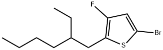 5-溴-2(2-乙基己基)-3-氟噻吩结构式