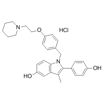 Pipendoxifene hydrochloride Structure