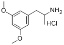 3,5-Dimethoxy-alpha-methylphenethylamine hydrochloride结构式