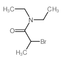 Propanamide,2-bromo-N,N-diethyl- structure