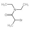 Propanamide,2-bromo-N,N-diethyl-结构式