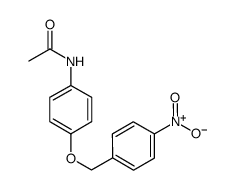 N-(4-((4-硝基苄基)氧基)苯基)乙酰胺结构式