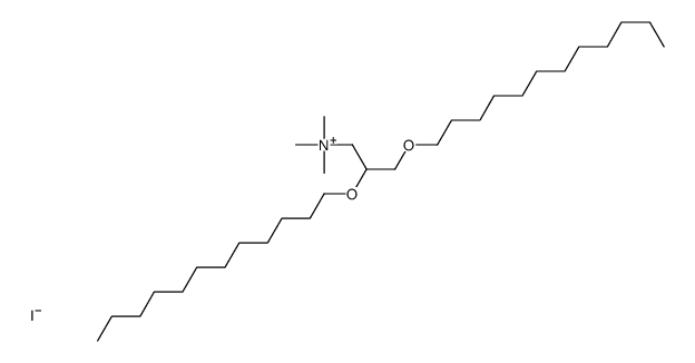 2,3-didodecoxypropyl(trimethyl)azanium,iodide Structure