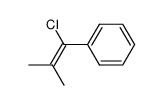 α-chloro-β,β-dimethylstyrene Structure