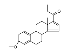 1-[(8R,9S,13S)-3-methoxy-13-methyl-6,7,8,9,11,12-hexahydrocyclopenta[a]phenanthren-17-yl]propan-1-one结构式