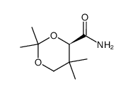 (R)-2,2,5,5-Tetramethyl-1,3-dioxane-4-carboxamide Structure