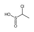 1-chloroethanesulphinic acid Structure