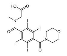 2-[methyl-[2,3,5,6-tetraiodo-4-(morpholine-4-carbonyl)benzoyl]amino]acetic acid结构式