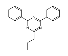 2,4-diphenyl-6-propyl-1,3,5-triazine Structure