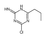 4-chloro-6-propyl-1,3,5-triazin-2-amine Structure
