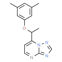 3,5-DIMETHYLPHENYL 1-[1,2,4]TRIAZOLO[1,5-A]PYRIMIDIN-7-YLETHYL ETHER picture