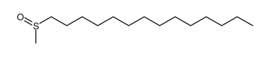Tetradecane, 1-(methylsulfinyl)-结构式