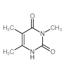 2,4(1H,3H)-Pyrimidinedione,3,5,6-trimethyl- structure