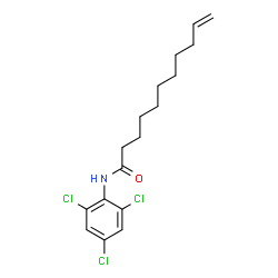 N-(2,4,6-Trichlorophenyl)-10-undecenamide结构式