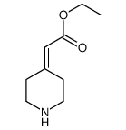 PIPERIDIN-4-YLIDENE-ACETIC ACID ETHYL ESTER Structure