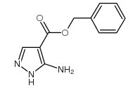 BENZYL 5-AMINOPYRAZOLE-4-CARBOXYLATE Structure