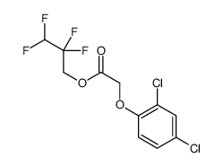 2,2,3,3-tetrafluoropropyl 2-(2,4-dichlorophenoxy)acetate Structure