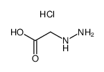 hydrazinoacetic acid methyl ester hydrochloride结构式