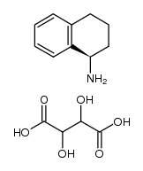 (R)-1,2,3,4-tetrahydro-1-naphthylamine hydrogen L-tartrate Structure