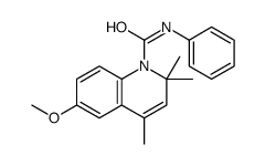 6-methoxy-2,2,4-trimethyl-N-phenylquinoline-1-carboxamide Structure