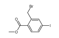 Methyl-2-brommethyl-4-jod-benzoat Structure
