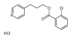 3-pyridin-4-ylpropyl 2-chlorobenzoate,hydrochloride结构式