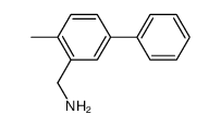 3-aminomethyl-4-methylbiphenyl结构式