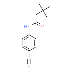 N-(4-Cyanophenyl)-3,3-dimethylbutanamide structure