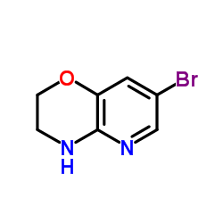 7-溴-3,4-二氢-2H-吡啶并[3,2-b]-1,4-噁嗪结构式