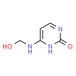 2(1H)-Pyrimidinone, 4-(hydroxymethylamino)- (9CI)结构式