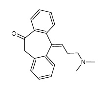 N,Ndimethyl-3-(10,11-dihydro-10-oxo-5H-dibenzo[a,d]cycloheptene)-Δ5,γ-propylamine结构式