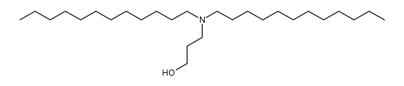 3-N,N-Didodecanylaminopropan-1-ol Structure